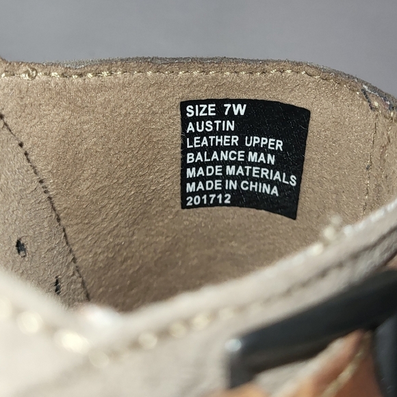 Klogs Austin Brown Tan Floral Clogs Mules Size 7W Non Slip Leather Upper - Picture 6 of 10